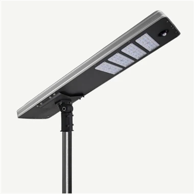Lampadaire solaire intégré