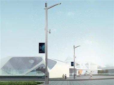 Comment les poteaux d'éclairage urbain intelligents pour la surveillance envi...