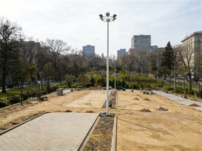 Projets d'éclairage de mât élevé de parc conçus spécialement pour vous